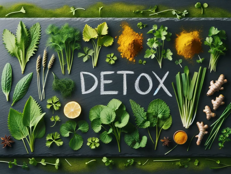 régime plantes detox